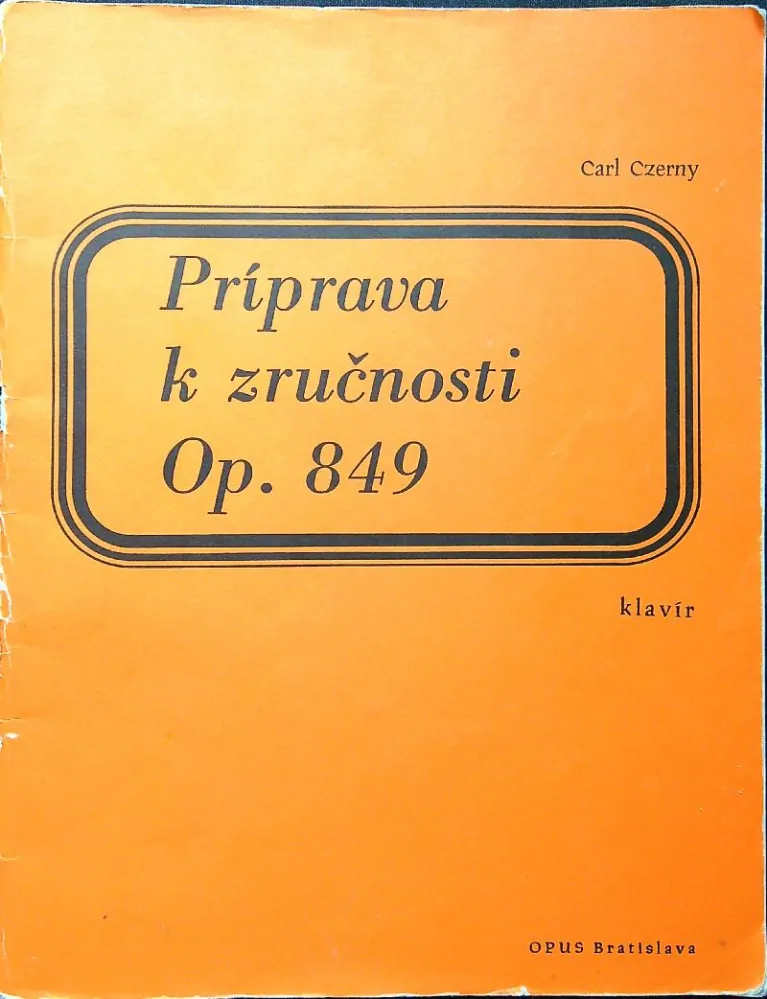 Príprava k zručnosti Op. 849
