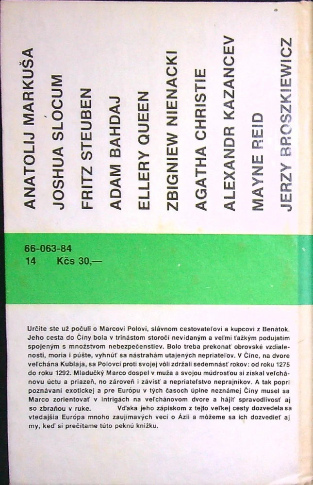 Obdivuhodné putovanie Marca Pola