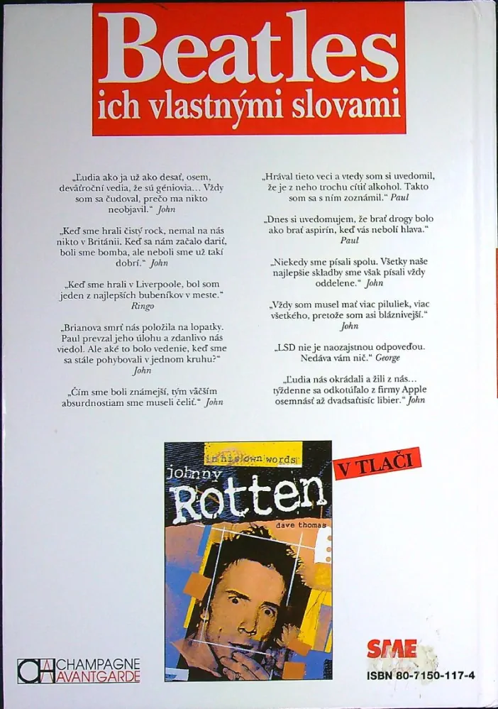 Beatles ich vlastnými slovami