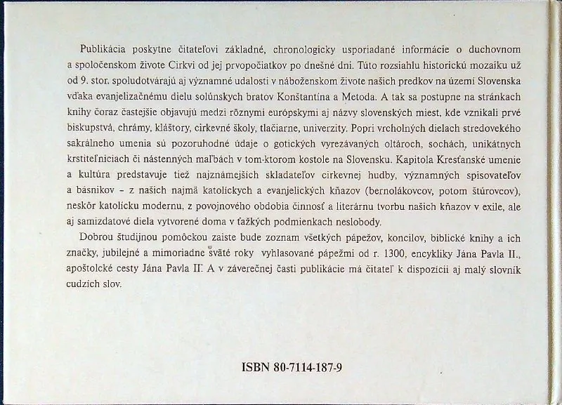 Prehľadné cirkevné dejiny