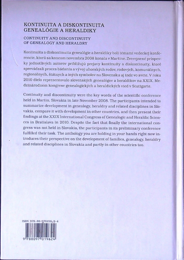 Kontinuita a diskontinuita genealógie a heraldiky