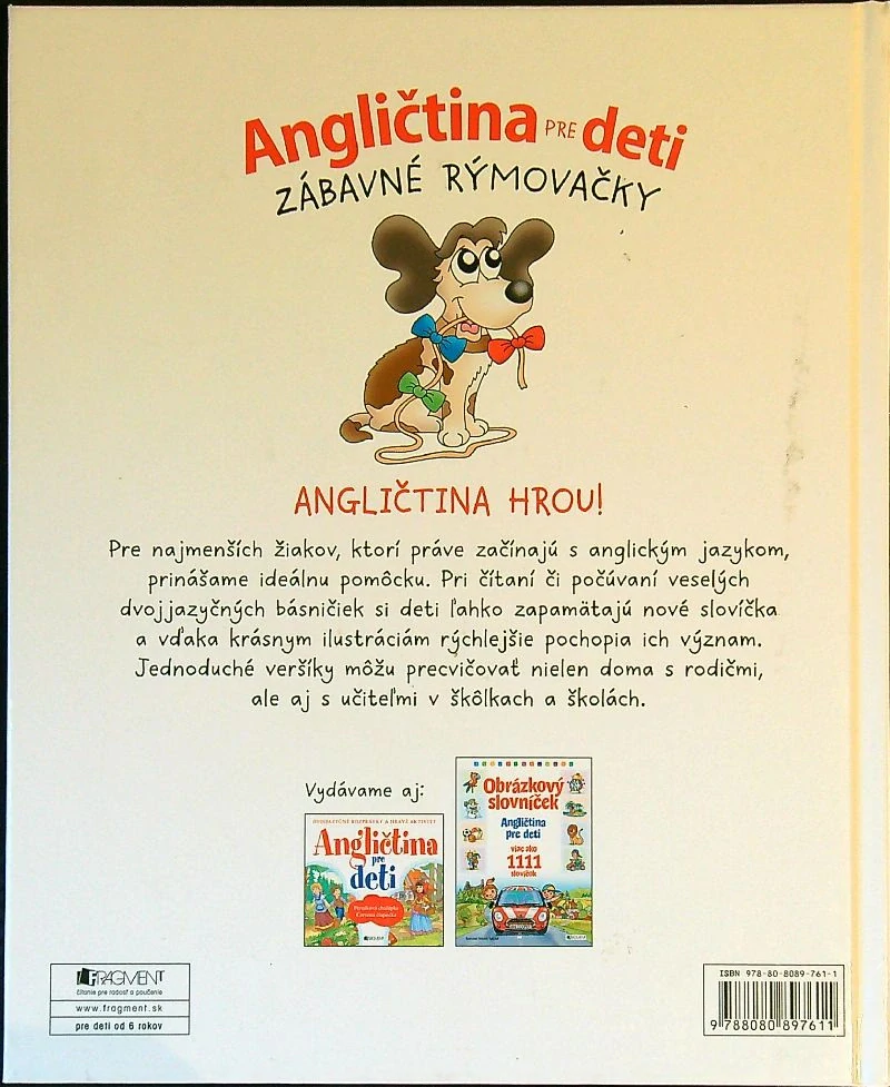 Angličtina pre deti - zábavné rýmovačky