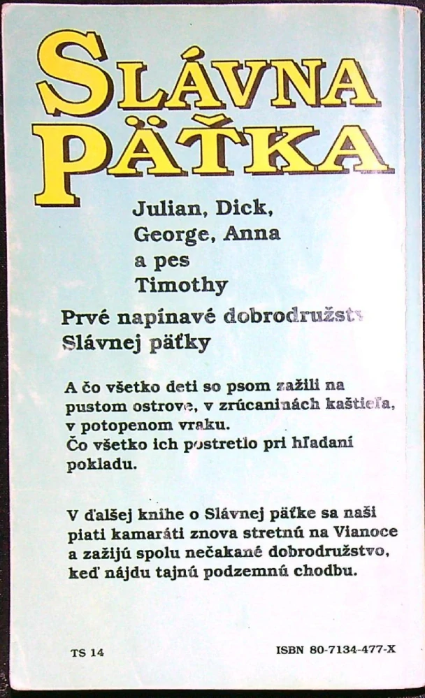 Slávna päťka - Päťka na ostrove pokladov