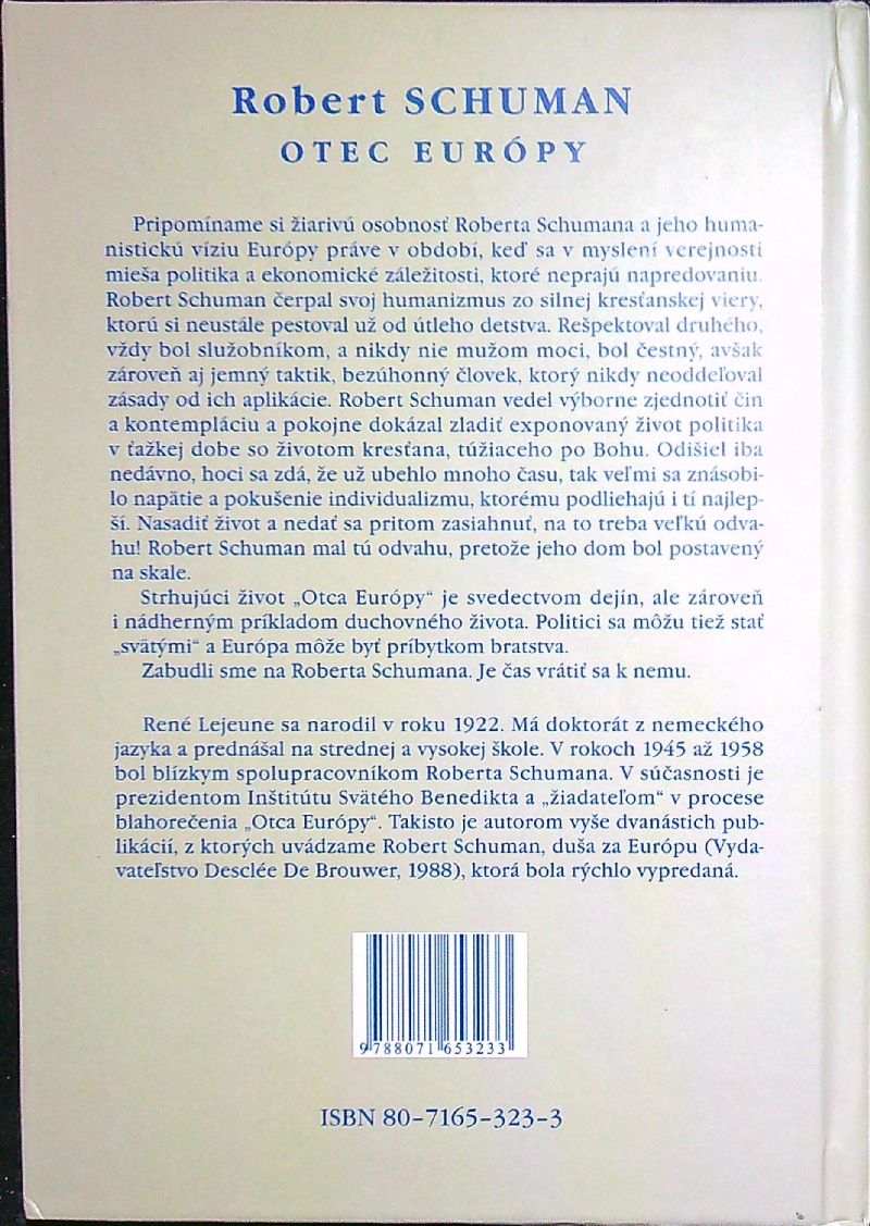 Robert Schuman Otec Európy