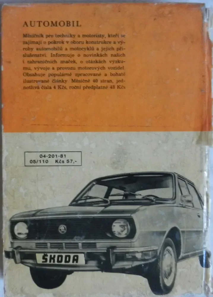 Údržba a opravy vozů ŠKODA 100, 100 L, 110 L, 110 LS, 110 R