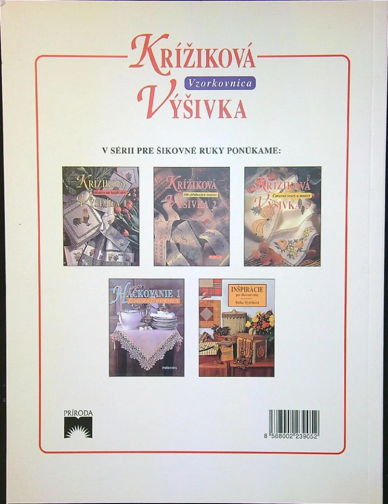 Krížiková výšivka Vzorkovnica