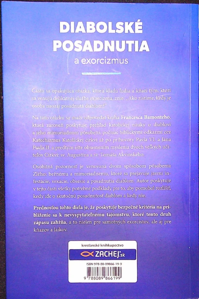 Diabolské posadnutia a exorcizmus