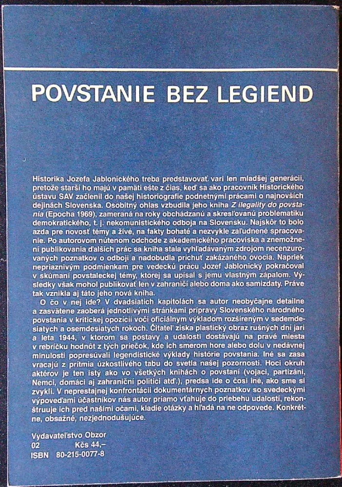 Povstanie bez legiend