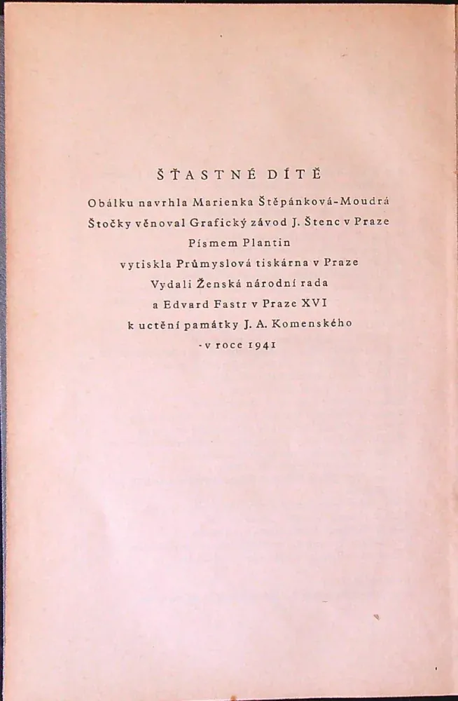 Šťastné dítě 1941