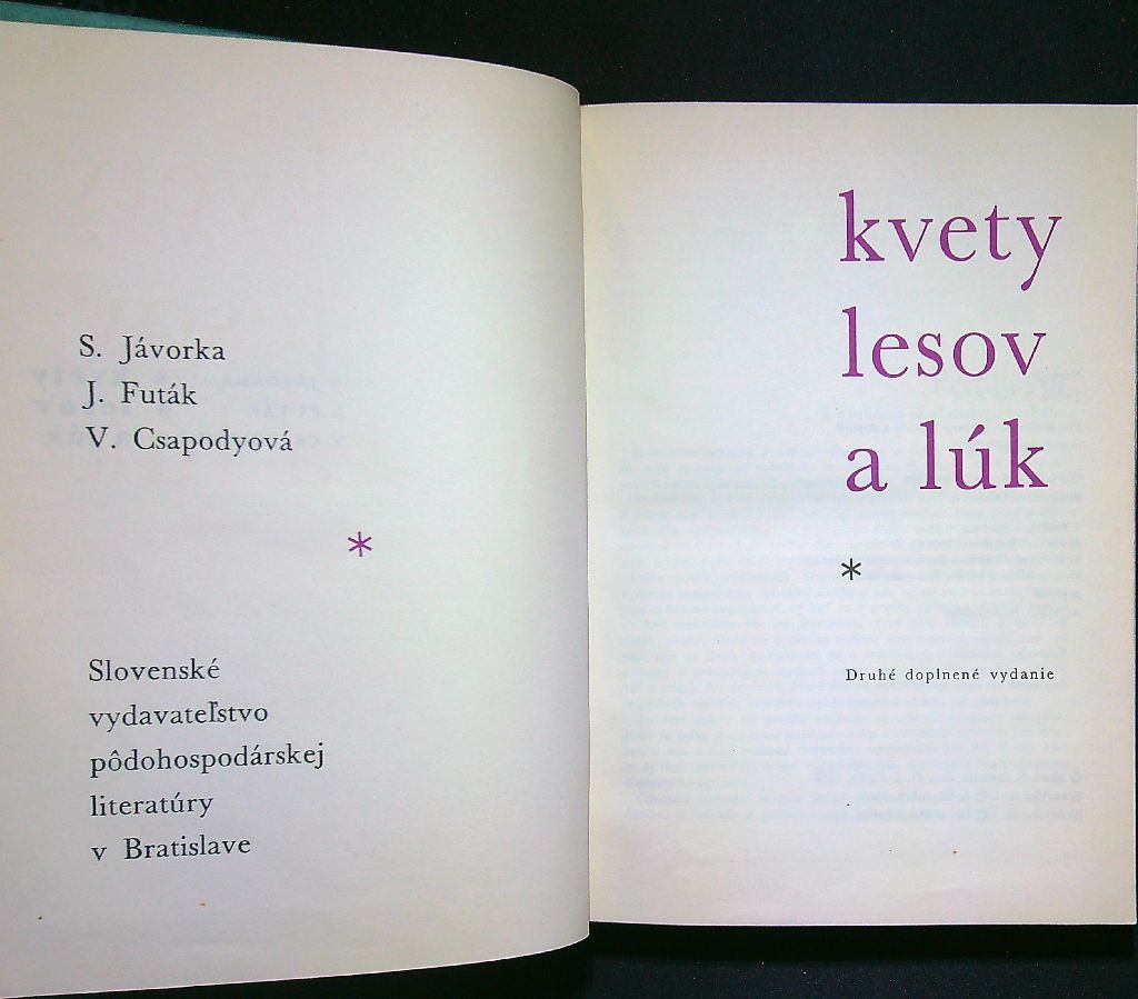 Kvety lesov a lúk 1966