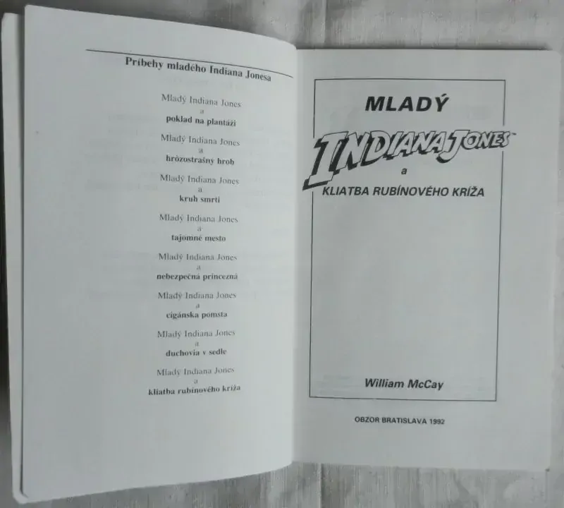 Mladý Indiana Jones a kliatba rubínového kríža