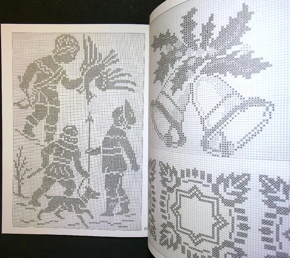 Krížiková výšivka Vzorkovnica