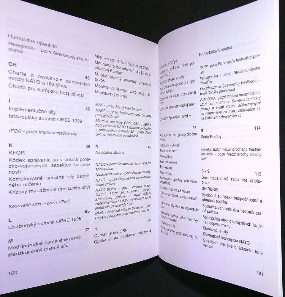 Slovník medzinárodných vzťahov vojensko-politické aspekty