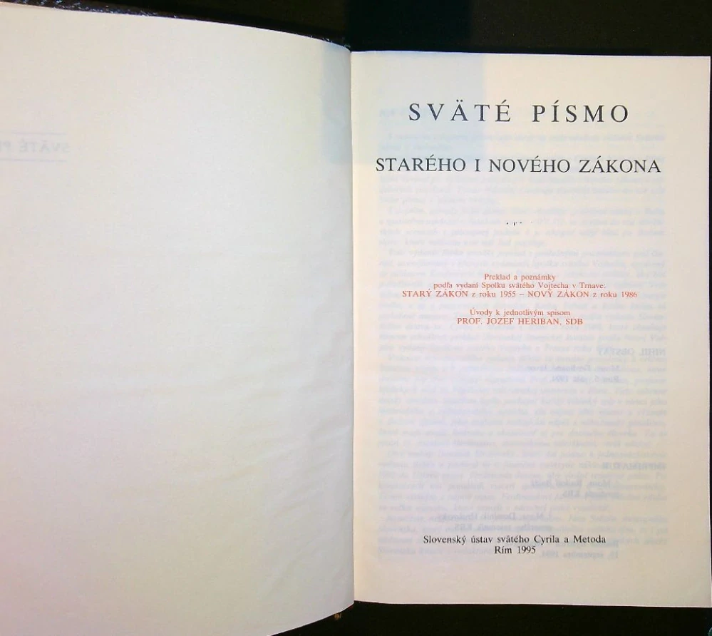Písmo sväté 1995