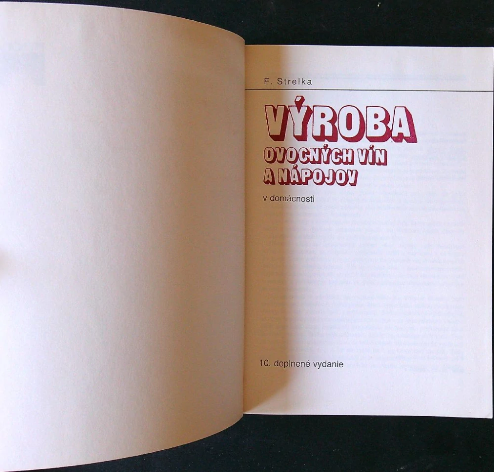Výroba ovocných vín a nápojov v domácnosti 1989