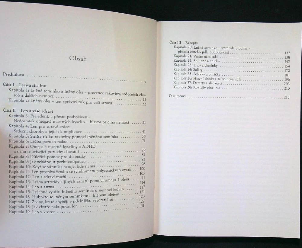 Léčivá moc lnu a lněného oleje