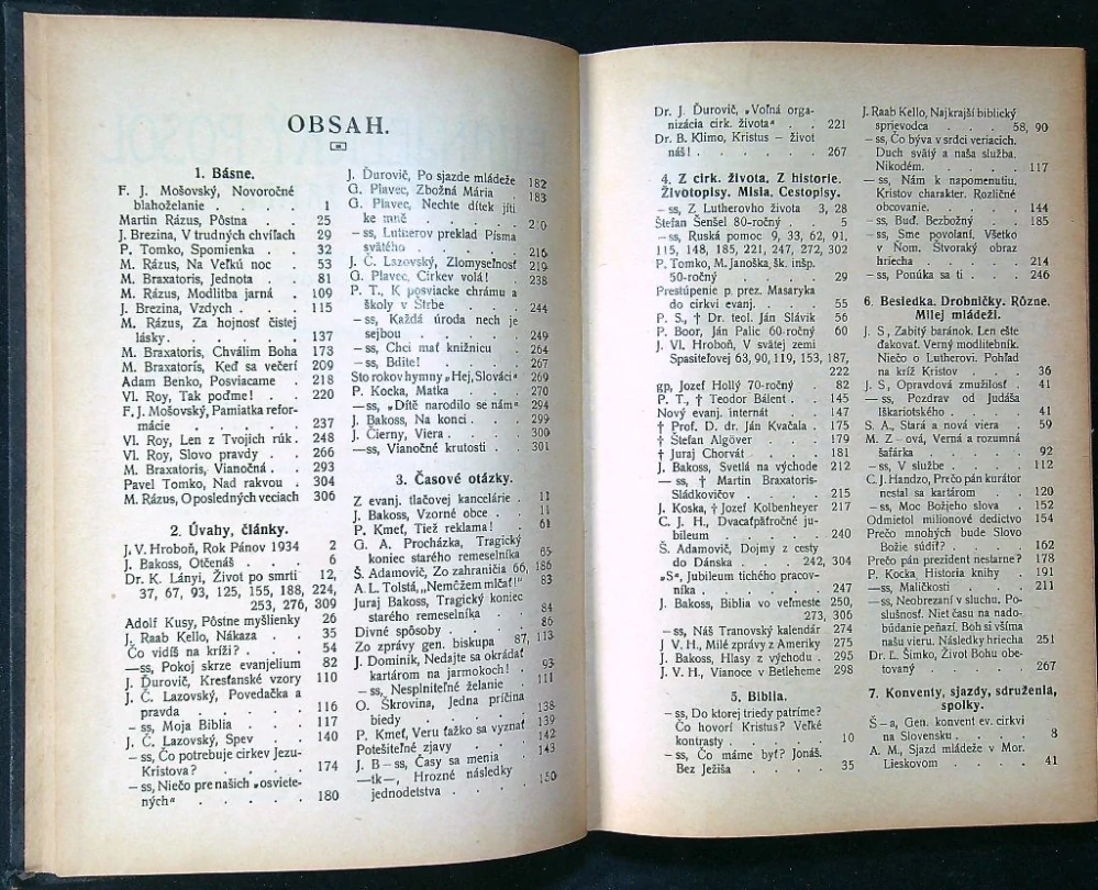 Evanjelický posol zpod Tatier 1934