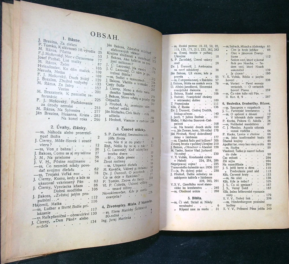 Evanjelický posol zpod Tatier 1935