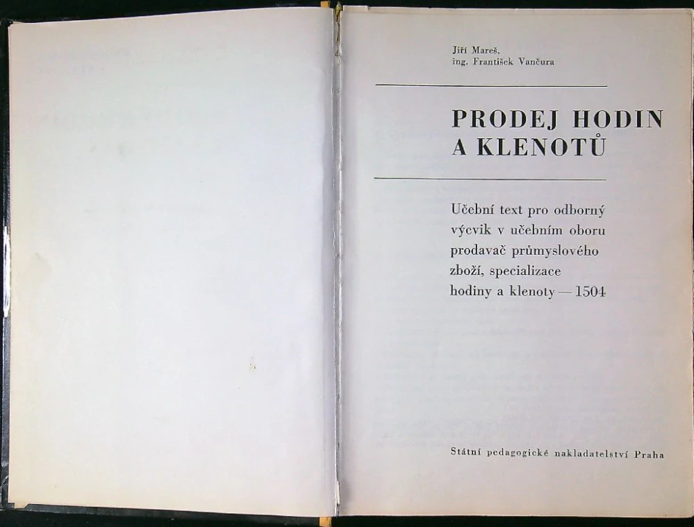 Prodej hodin a klenotů