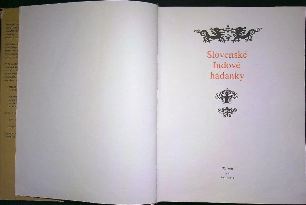 Slovenské ľudové hádanky