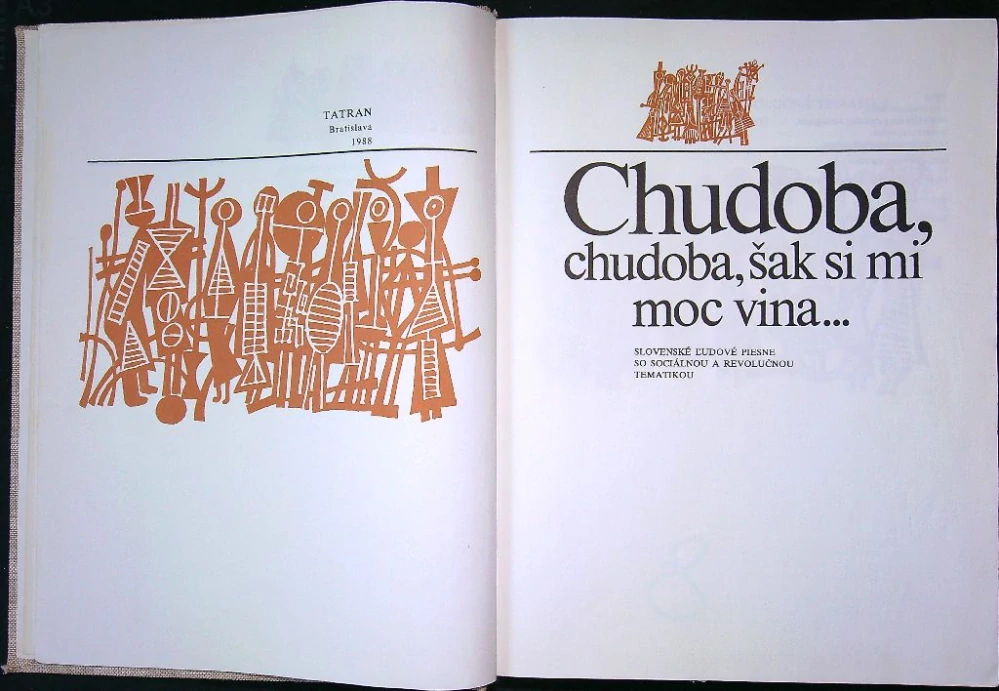 Chudoba, chudoba, šak si mi moc vína...