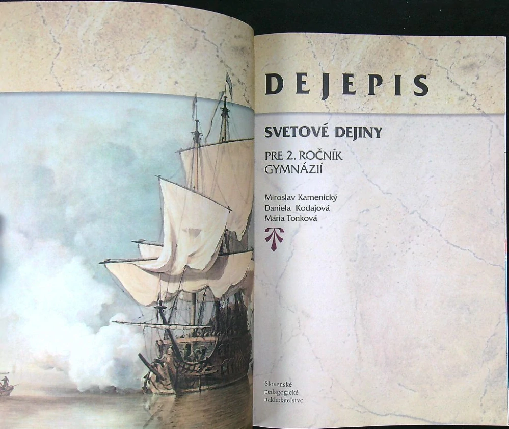 Dejepis svetové dejiny pre 2. ročník gymnázií