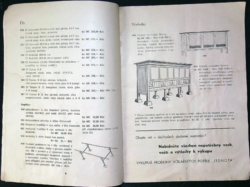 Katalog včelařských potřeb