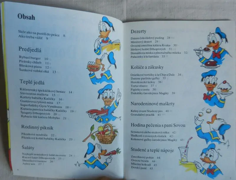 Kuchárska kniha káčera Donalda