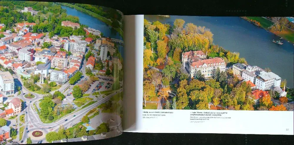 Piešťany a okolie z neba