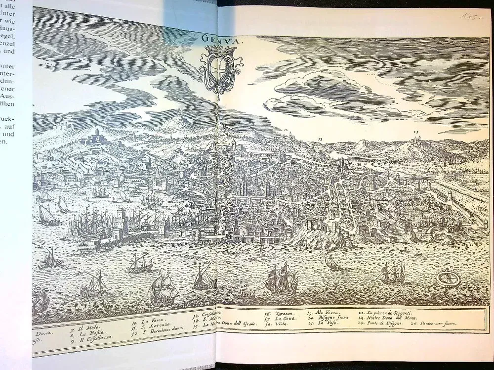 Schiffe auf druck graphischen Blättern