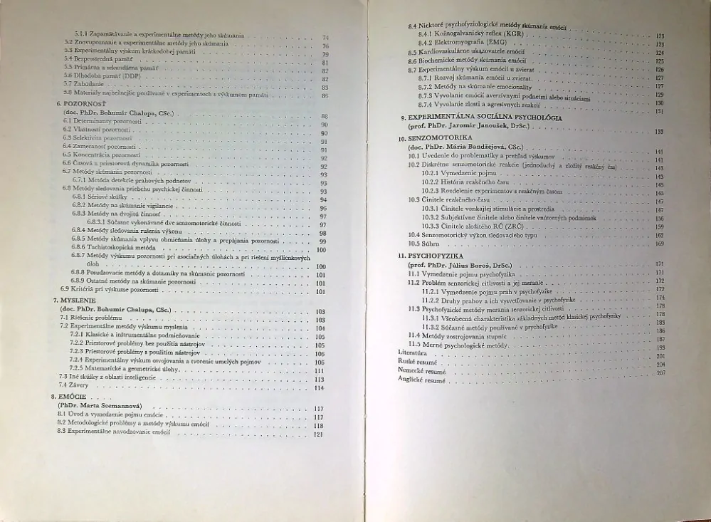 Experimentálna psychológia