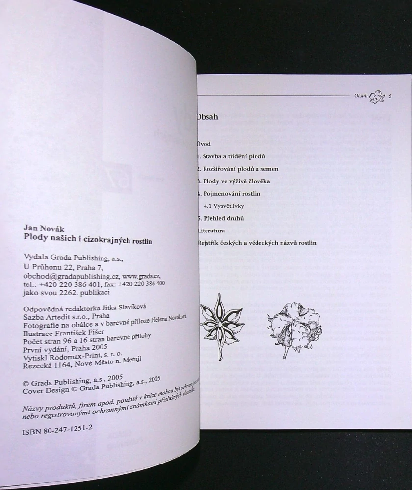 Plody našich i cizokrajných rostlin