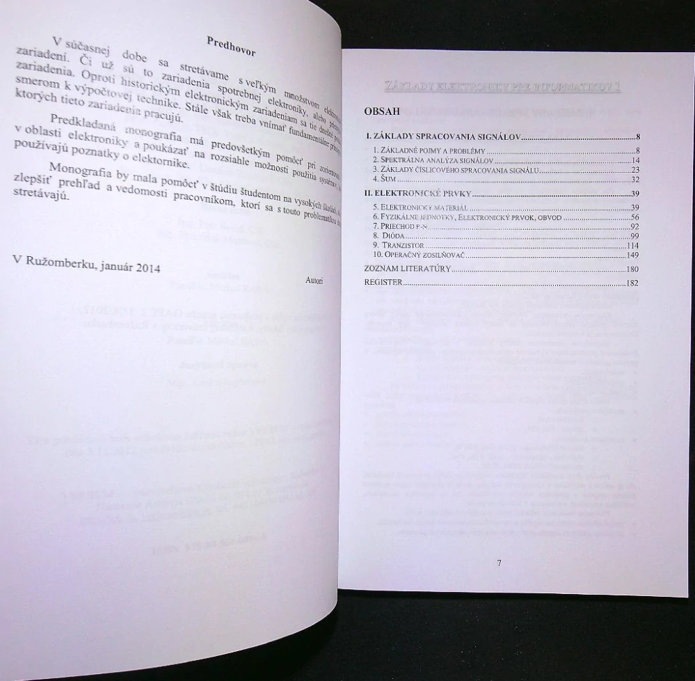 Základy elektroniky pre informatikov