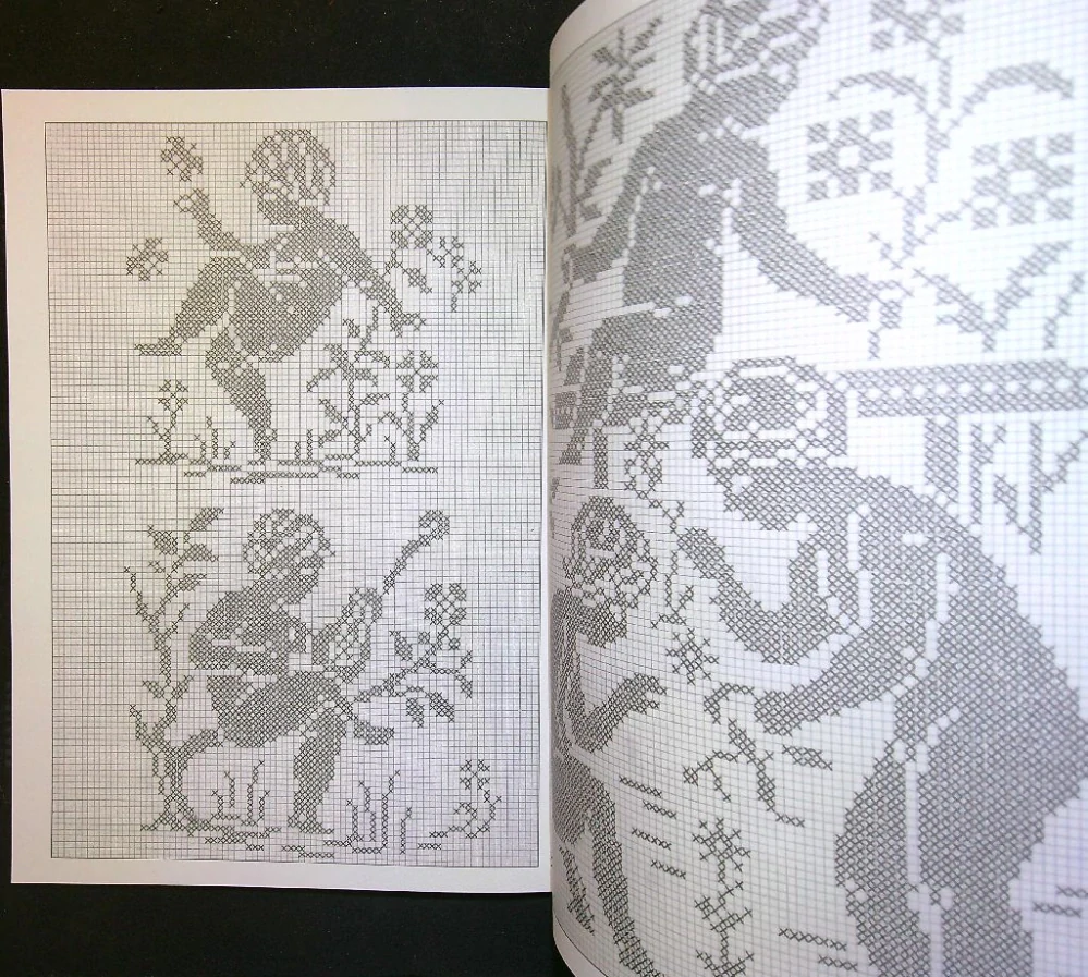 Krížiková výšivka Vzorkovnica