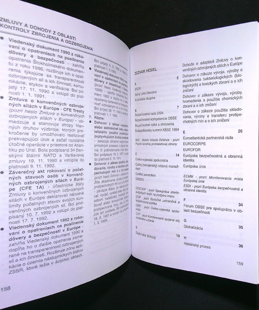 Slovník medzinárodných vzťahov vojensko-politické aspekty