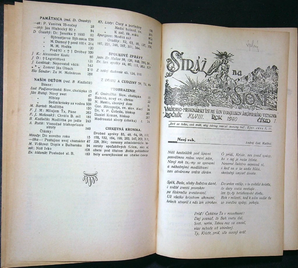 Stráž na Sione 1940
