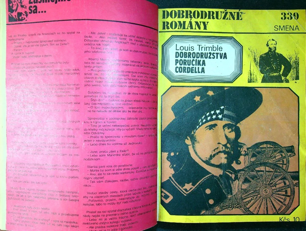 Dobrodružné zošitové romány Smena