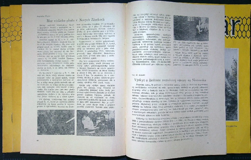 Časopis Včelár 1957