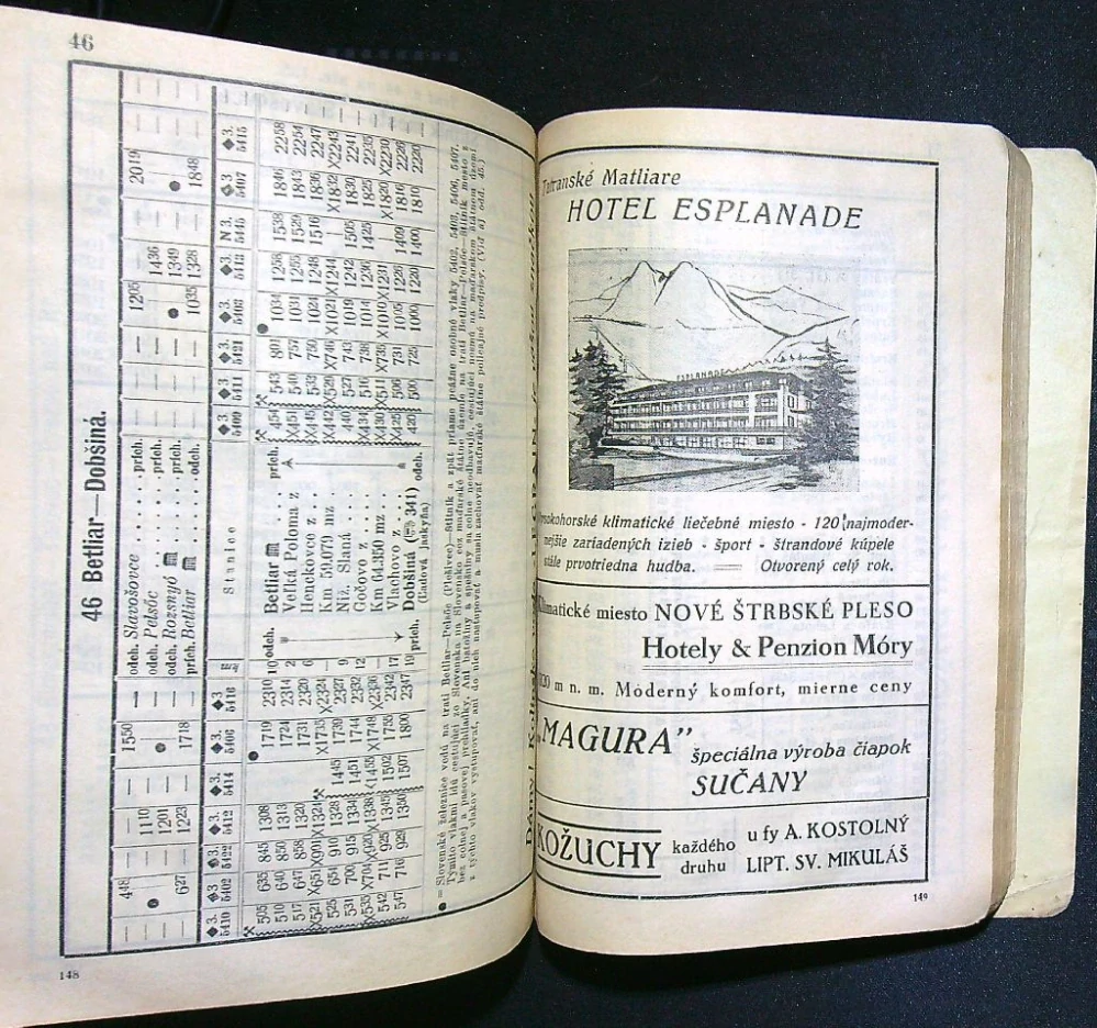 Úradný cestovný poriadok 1942