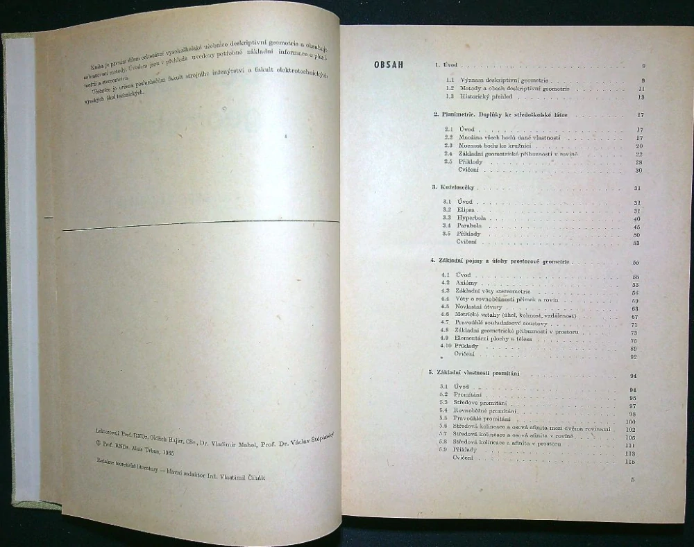 Deskriptivní geometrie I.