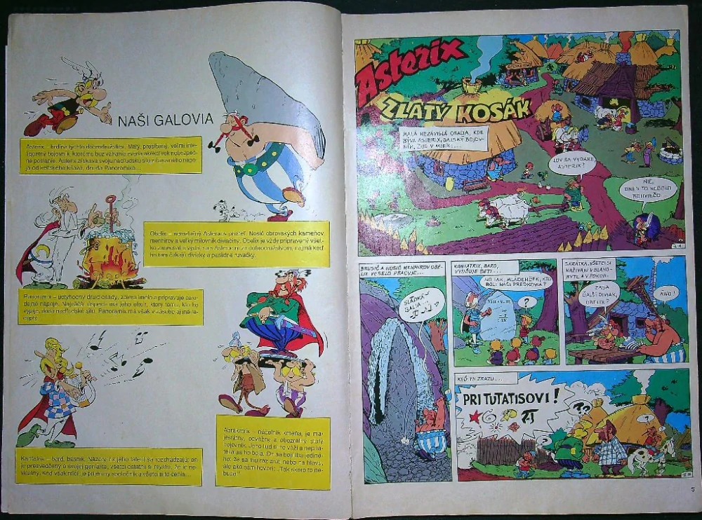 Asterix a zlatý kosák 1992