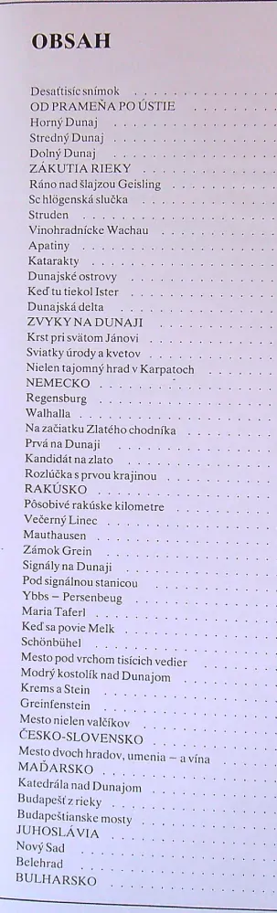 Dunaj od prameňa po deltu