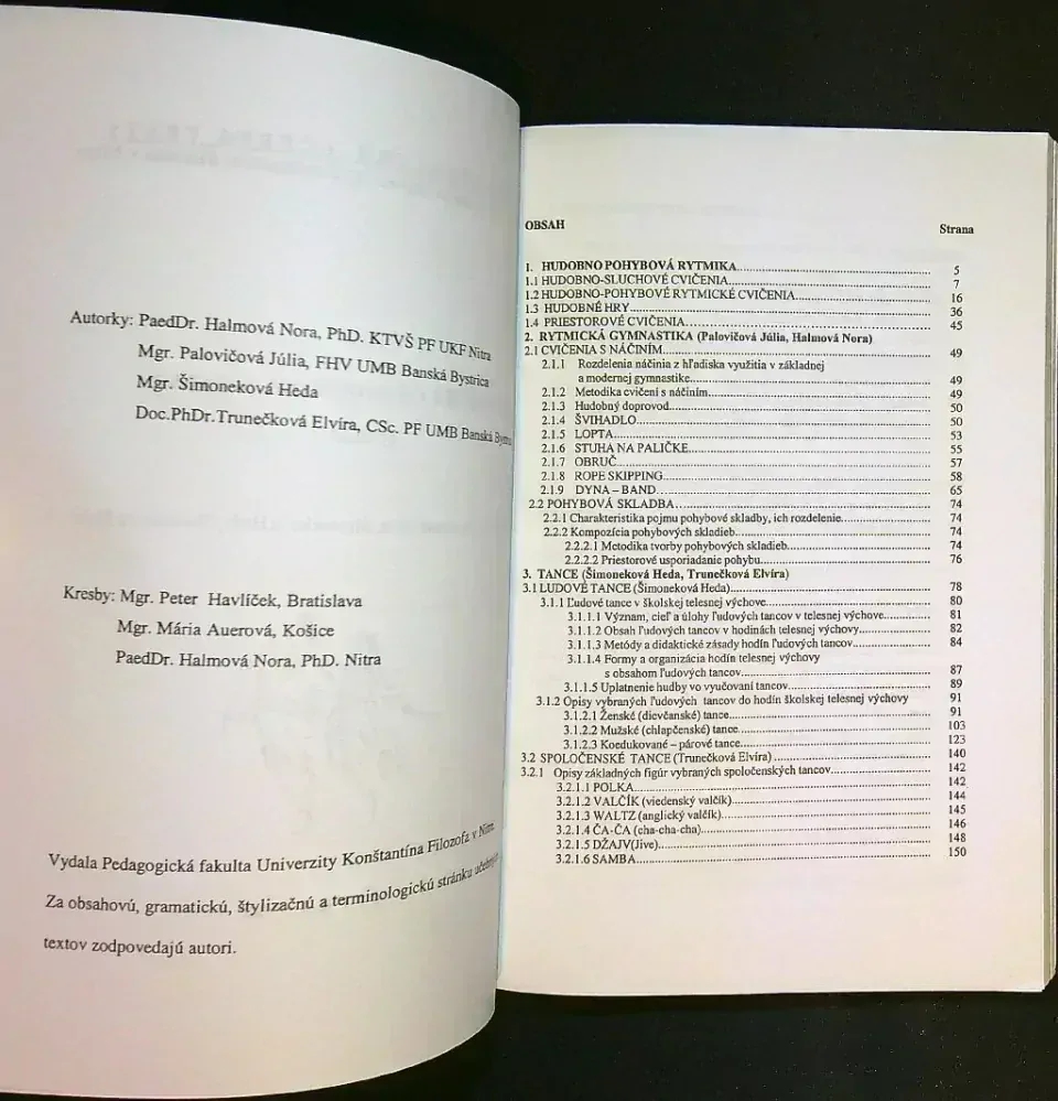 Rytmická gymnastika a tance II.