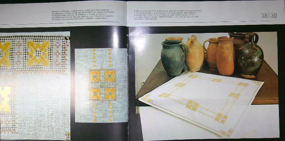 Hladkovaná výšivka