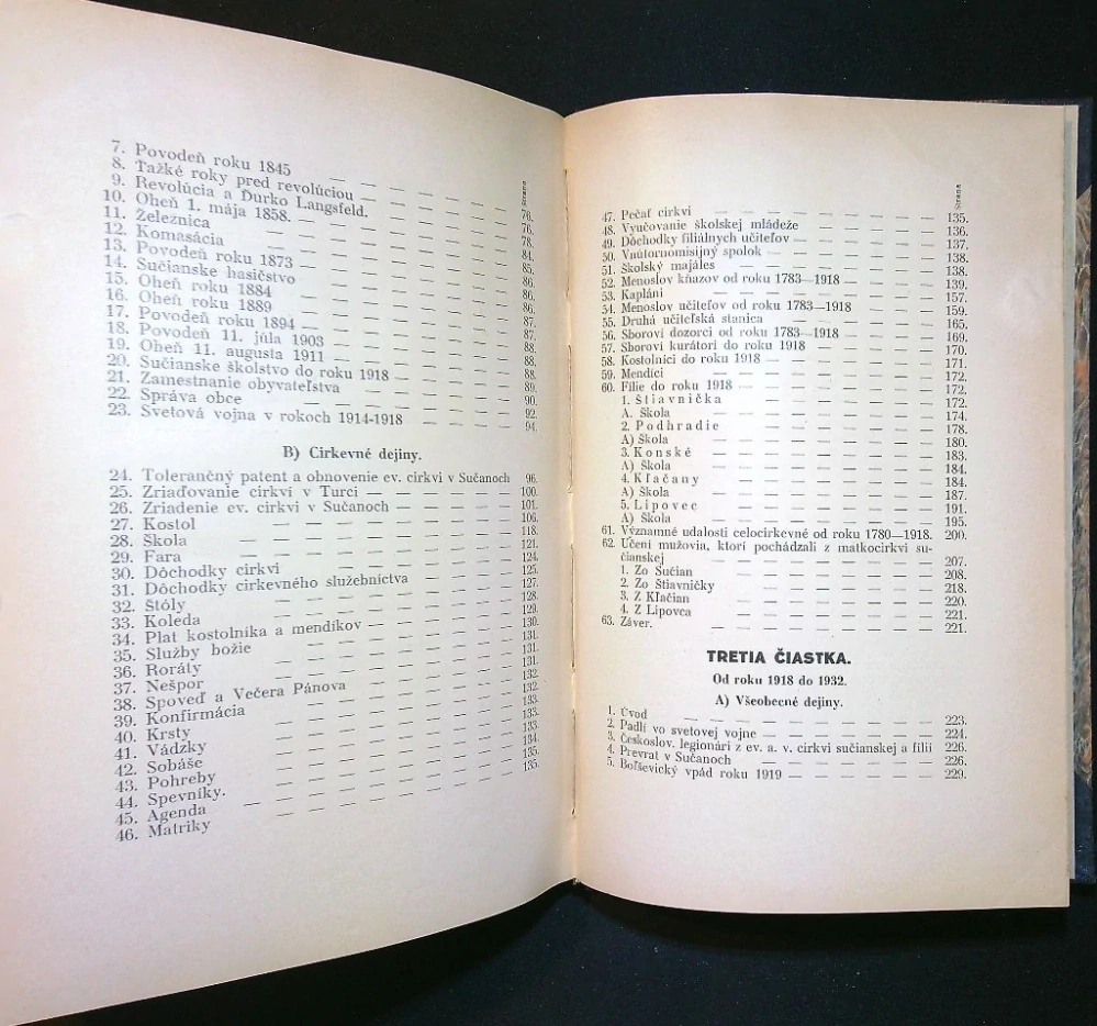 Z histórie sučianskeho sboru 1933