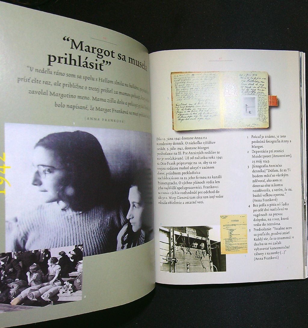 Anna Franková odkaz dejín dnešku
