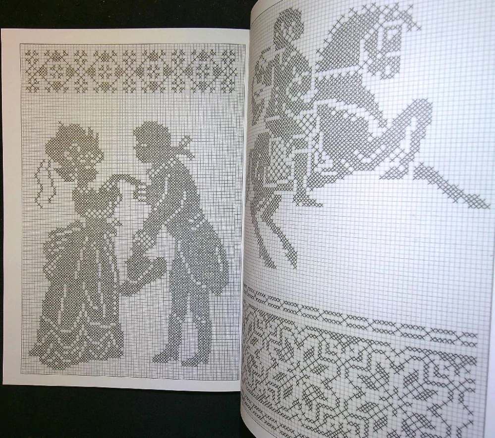 Krížiková výšivka Vzorkovnica