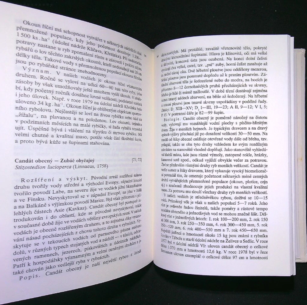 Ryby v našich vodách 1992