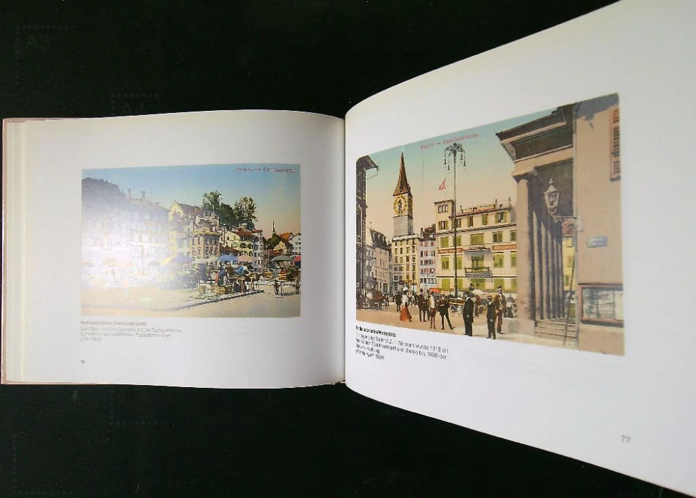 Zürich-Altstadt In alten Ansichtskarten