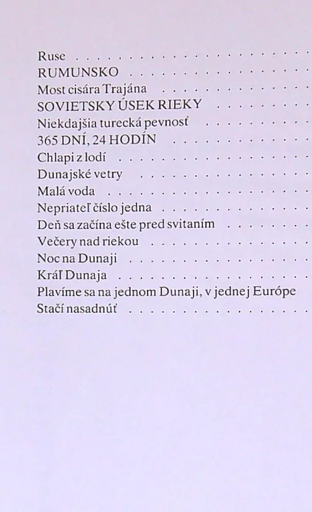 Dunaj od prameňa po deltu